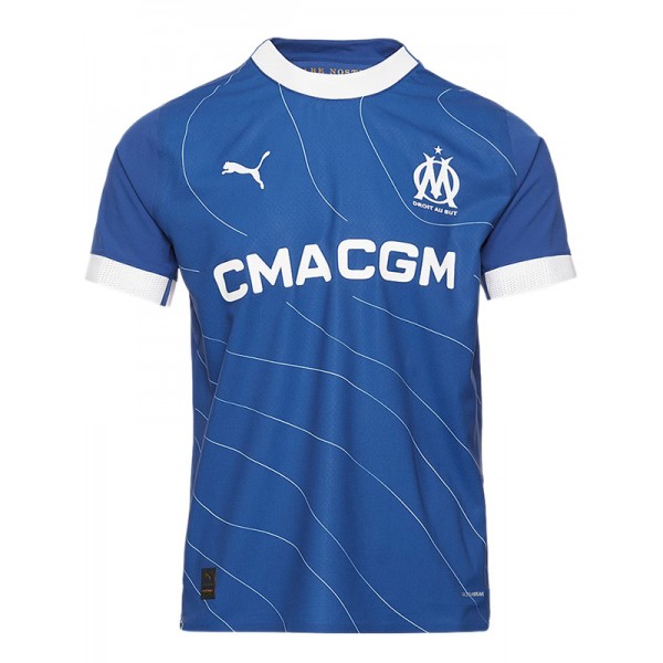Olympique de Marseille away jersey soccer uniform men's second sportswear football kit top shirt 2023-2024